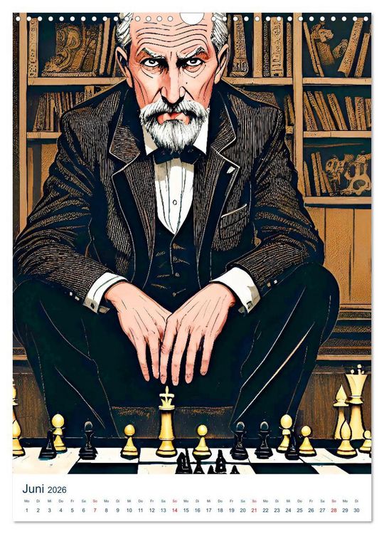 Produktbild: Literaturklassiker (Wandkalender 2026 DIN A3 hoch), CALVENDO Monatskalender