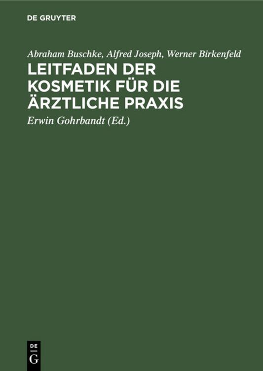 Produktbild: Leitfaden der Kosmetik f&uuml;r die &auml;rztliche Praxis