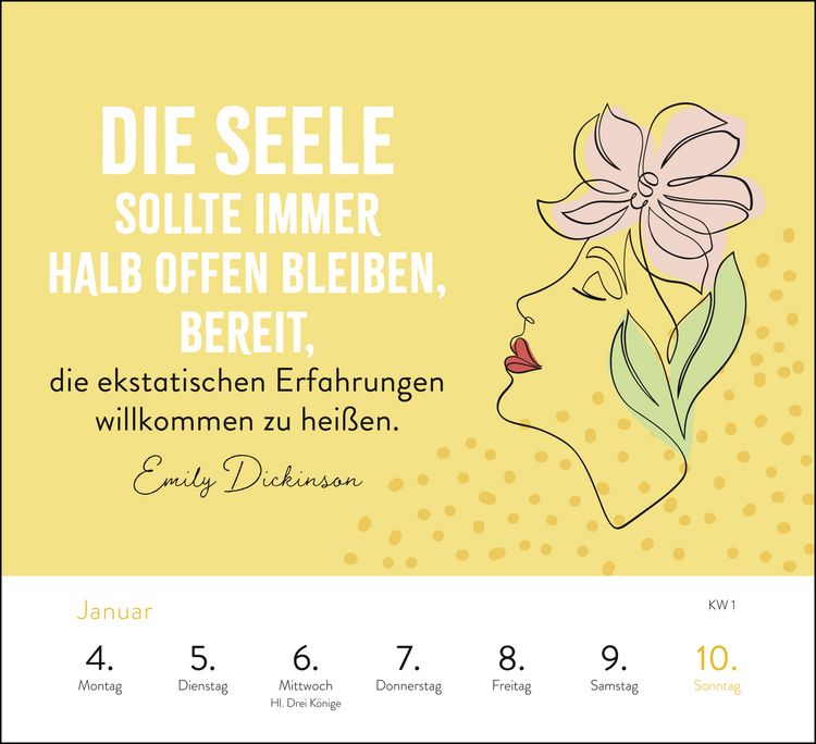 Produktbild: Wochenkalender 2027: Sei stark. Sei anders. Sei DU.