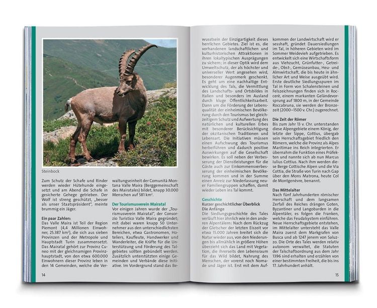 Produktbild: KOMPASS Wanderf&uuml;hrer Piemont, Valle Maira, 35 Touren mit Extra-Tourenkarte