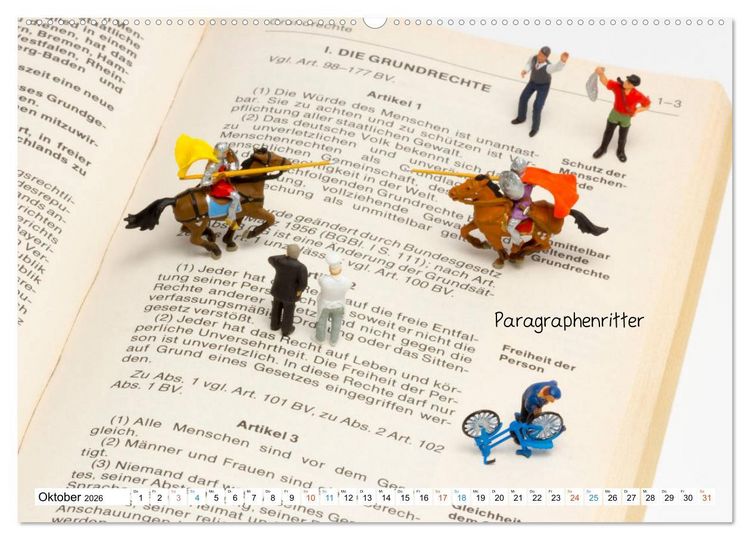 Produktbild: Chair-Sharing ... und andere Mini-Welten (Wandkalender 2026 DIN A2 quer), CALVENDO Monatskalender