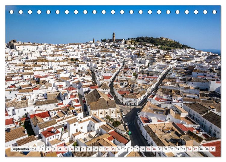 Produktbild: Spanien - Costa de la Luz (Tischkalender 2026 DIN A5 quer), CALVENDO Monatskalender