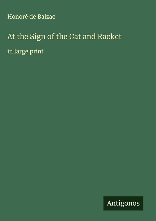 Produktbild: At the Sign of the Cat and Racket