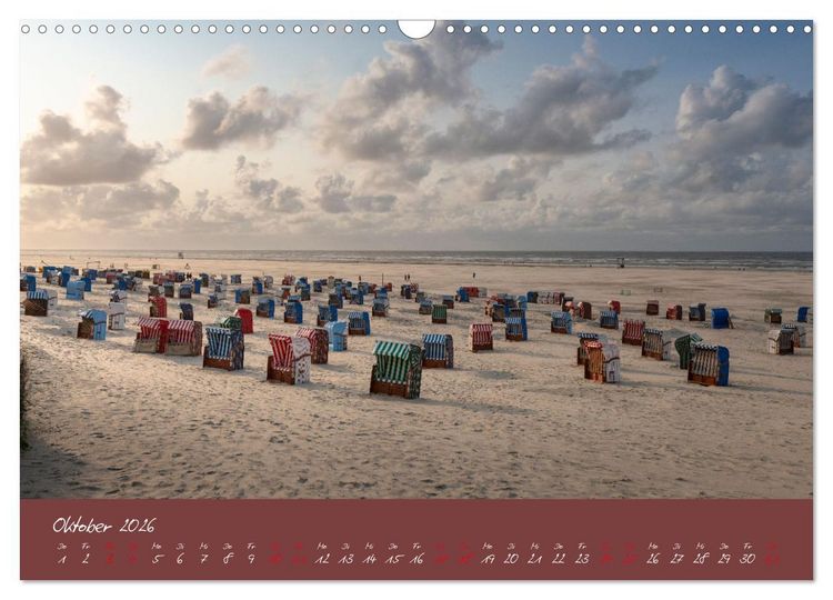 Produktbild: "T&ouml;werland" Juist (Wandkalender 2026 DIN A3 quer), CALVENDO Monatskalender
