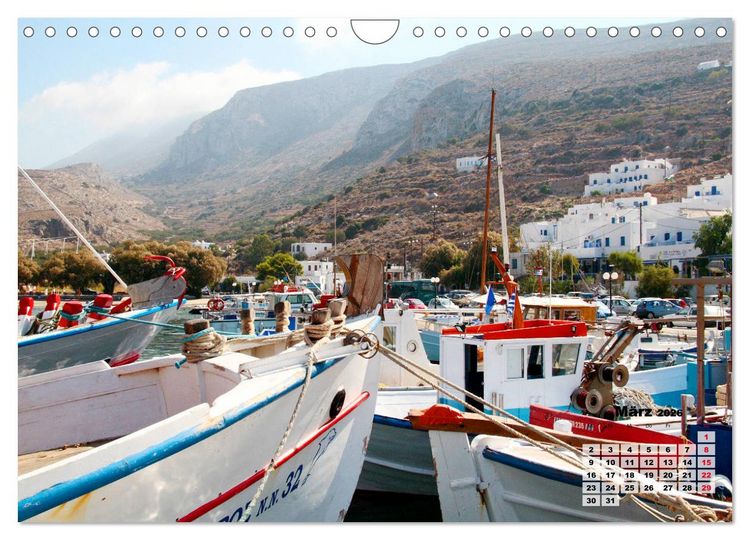 Produktbild: Liebenswertes Griechenland Amorgos und Mykonos (Wandkalender 2026 DIN A4 quer), CALVENDO Monatskalender