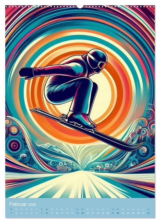 Produktbild: Auf dem Weg zu Gold - Ein Jahr mit Olympischen Sportarten (hochwertiger Premium Wandkalender 2026 DIN A2 hoch), Kunstdruck in Hochglanz