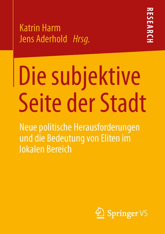 Produktbild: Die subjektive Seite der Stadt