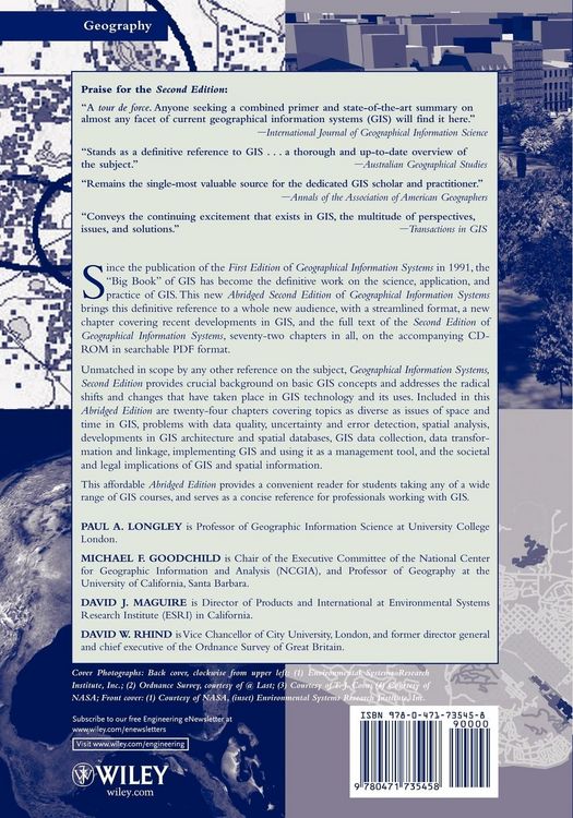 Produktbild: Geographical Information Systems
