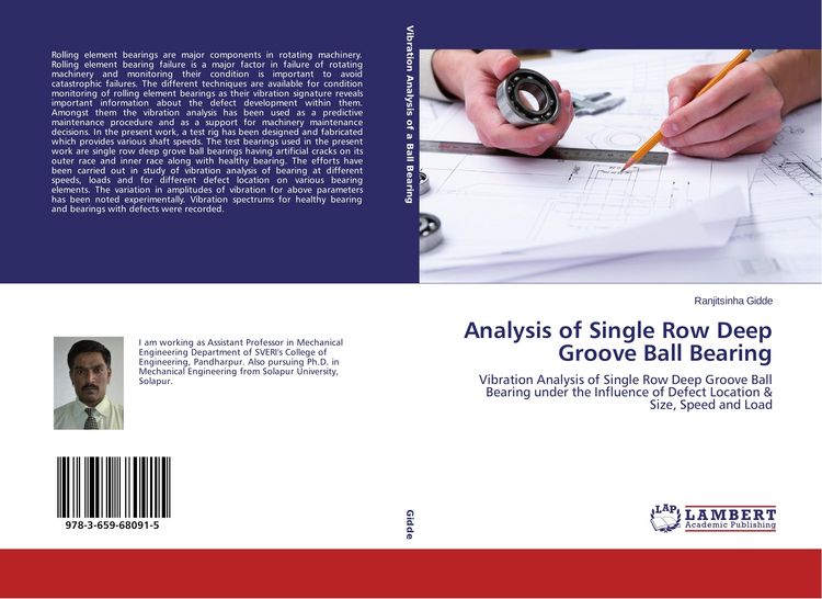 Produktbild: Analysis of Single Row Deep Groove Ball Bearing