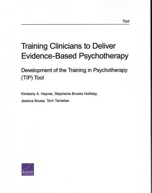 Produktbild: Training Clinicians to Deliver Evidence-Based Psychotherapy