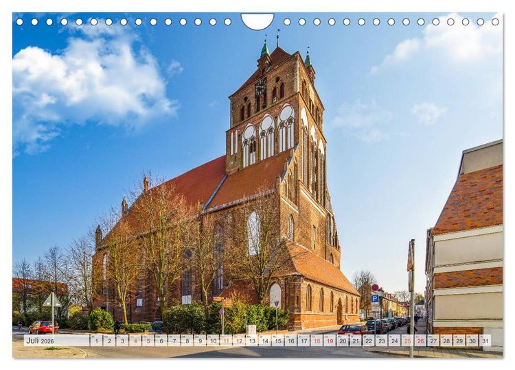 Produktbild: Greifswald Impressionen (Wandkalender 2026 DIN A4 quer), CALVENDO Monatskalender