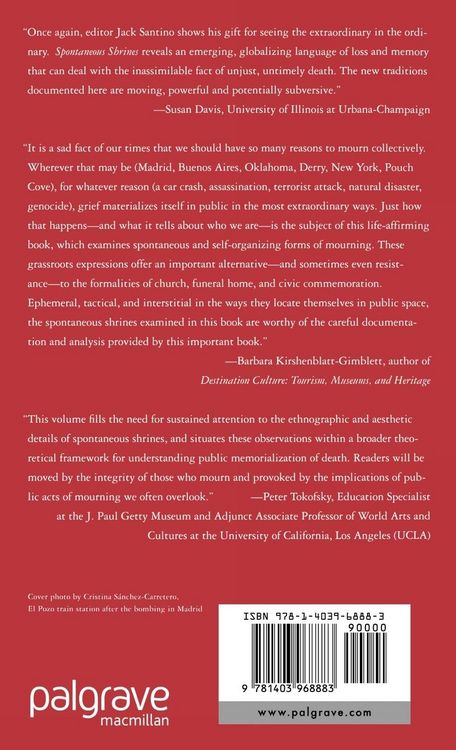 Produktbild: Spontaneous Shrines and the Public Memorialization of Death