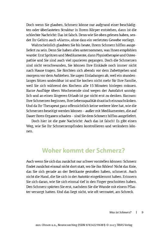 Produktbild: Neurocoaching - Wie der K&ouml;rper den Schmerz vergisst