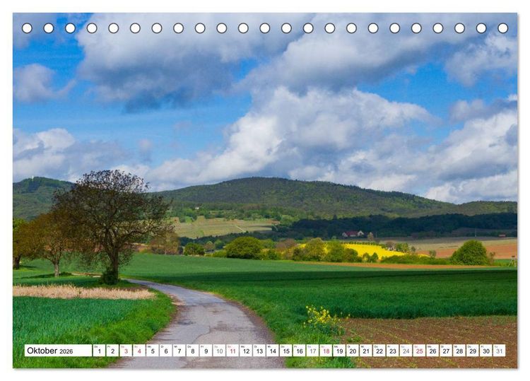 Produktbild: Bad Bergzaberner Land (Tischkalender 2026 DIN A5 quer), CALVENDO Monatskalender