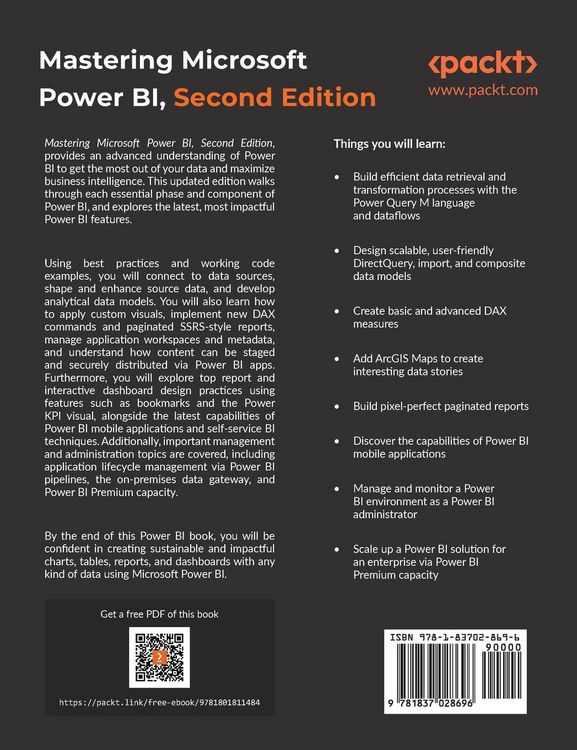 Produktbild: Mastering Microsoft Power BI - Second Edition