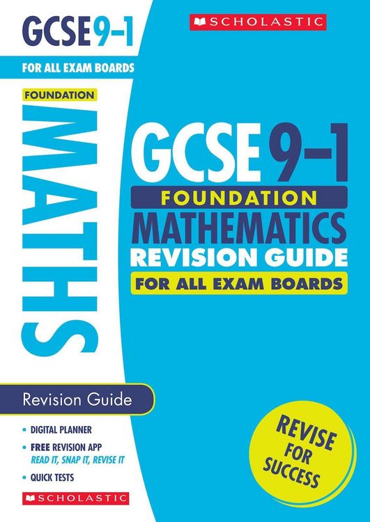 Produktbild: Maths Foundation Revision Guide for All Boards