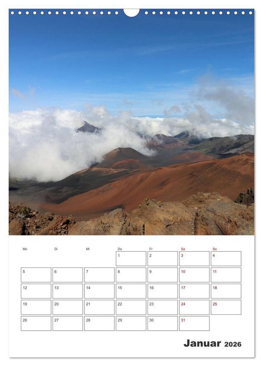 Produktbild: Hawaii - Reiseplaner (Wandkalender 2026 DIN A3 hoch), CALVENDO Monatskalender