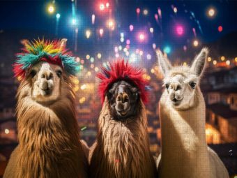 Produktbild: CALVENDO Puzzle Ein Motiv aus dem Kalender Die Welt der Alpakas | 1000 Teile Lege-Gr&ouml;&szlig;e 64x48cm Foto-Puzzle f&uuml;r gl&uuml;ckliche Stunden
