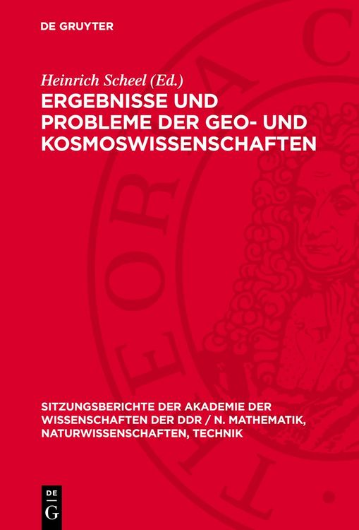 Produktbild: Ergebnisse und Probleme der Geo- und Kosmoswissenschaften