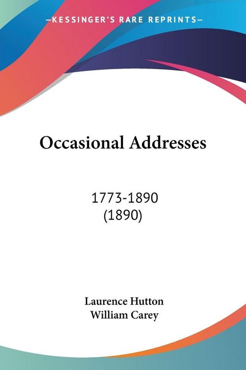 Produktbild: Occasional Addresses