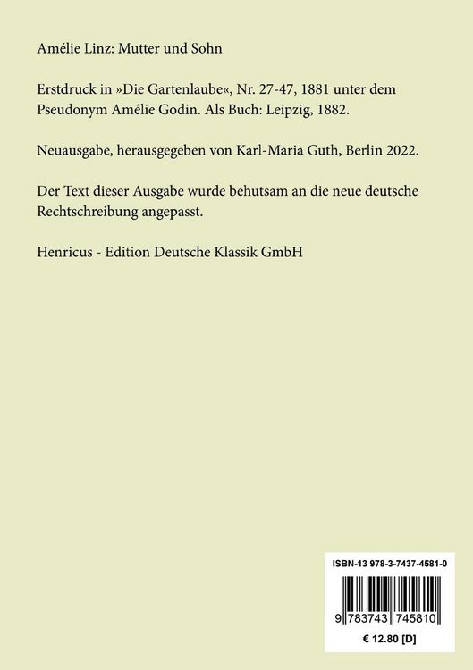 Produktbild: Mutter und Sohn
