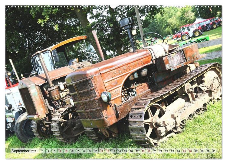 Produktbild: Historische Landmaschinen und Traktoren (Wandkalender 2027 DIN A2 quer), CALVENDO Monatskalender