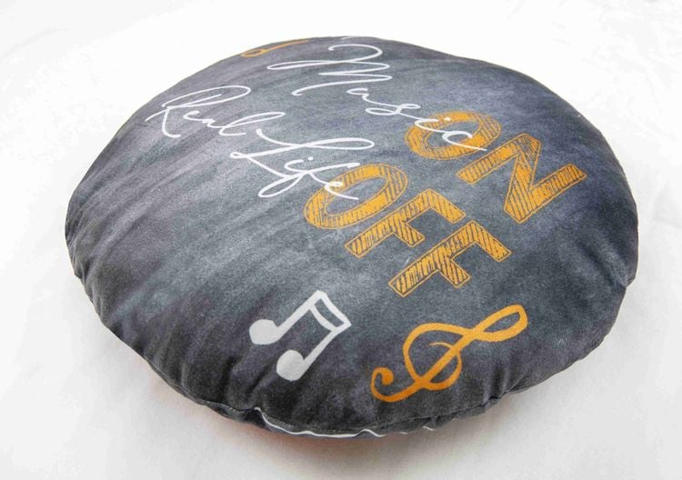 Produktbild: Emot!x 5459201004 - Soft Velboa Rundkissen, ca. 40 cm &Oslash;, 100% Polyester