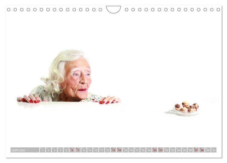 Produktbild: Sch&ouml;nheit im Alter - Auf den Geschmack gekommen (Wandkalender 2026 DIN A4 quer), CALVENDO Monatskalender