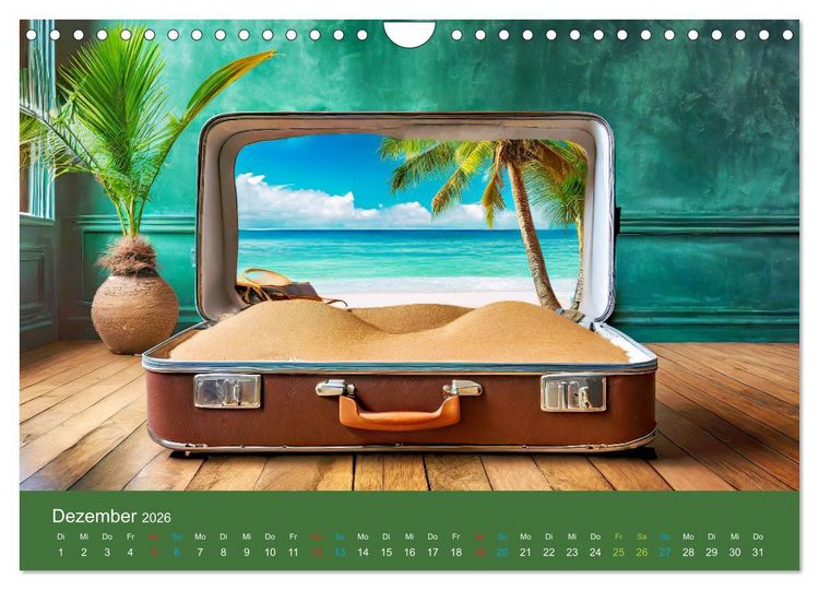 Produktbild: Ausblick aufs Meer - traumhafte Momente (Wandkalender 2026 DIN A4 quer), CALVENDO Monatskalender