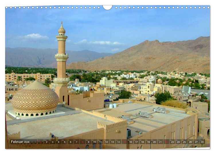 Produktbild: Oman - Eine Bilder-Reise (Wandkalender 2026 DIN A3 quer), CALVENDO Monatskalender