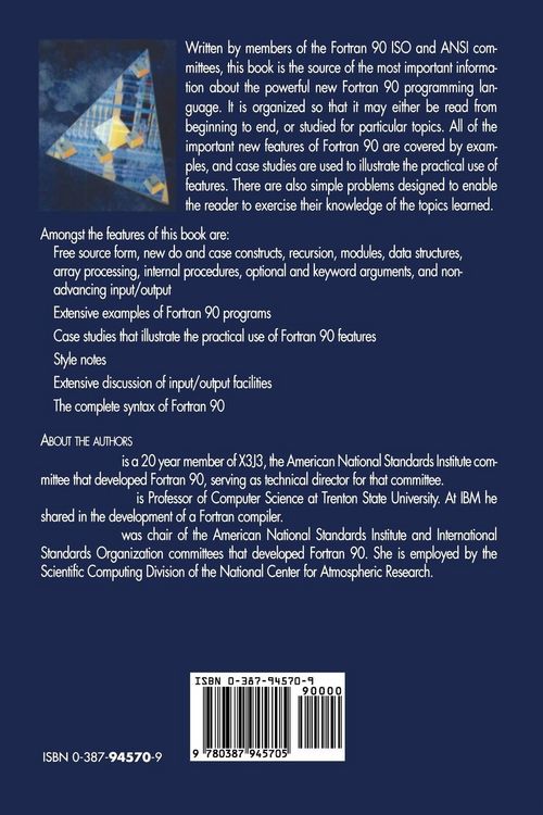 Produktbild: Programmer's Guide to Fortran 90