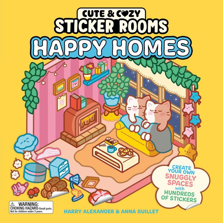 Produktbild: Cute & Cozy Sticker Rooms: Happy Homes