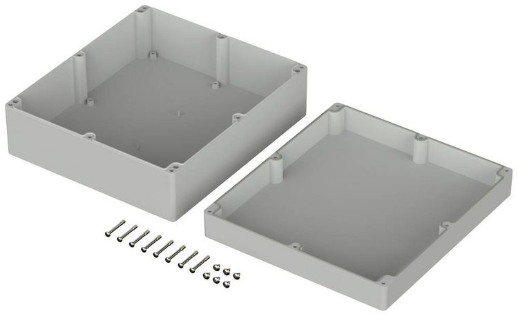 Produktbild: Bopla EUROMAS T 260 03260000 Industrie-Geh&auml;use 400 x 360 x 150 ABS Lichtgrau (RAL 7035) 1 St.