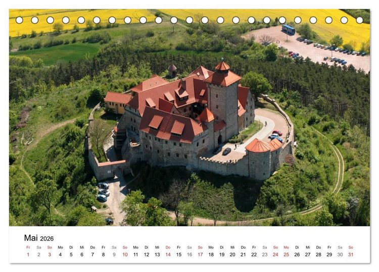 Produktbild: Th&uuml;ringen - mit Abstand betrachtet 2026 (Tischkalender 2026 DIN A5 quer), CALVENDO Monatskalender