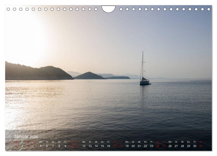 Produktbild: Segeln in Kroatien (Wandkalender 2026 DIN A4 quer), CALVENDO Monatskalender