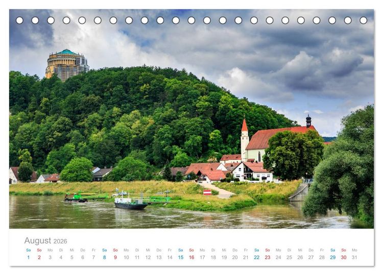 Produktbild: Regensburg - Welterbestadt an der Donau (Tischkalender 2026 DIN A5 quer), CALVENDO Monatskalender
