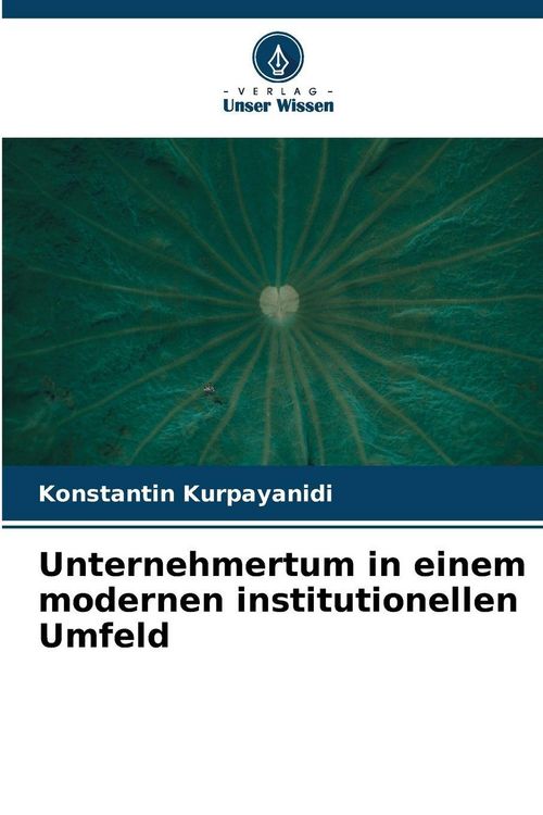 Produktbild: Unternehmertum in einem modernen institutionellen Umfeld