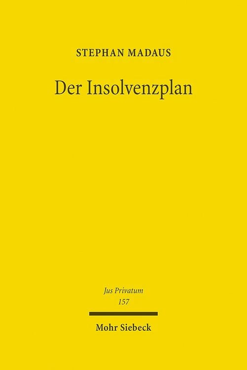 Bild vom Artikel Der Insolvenzplan vom Autor Stephan Madaus