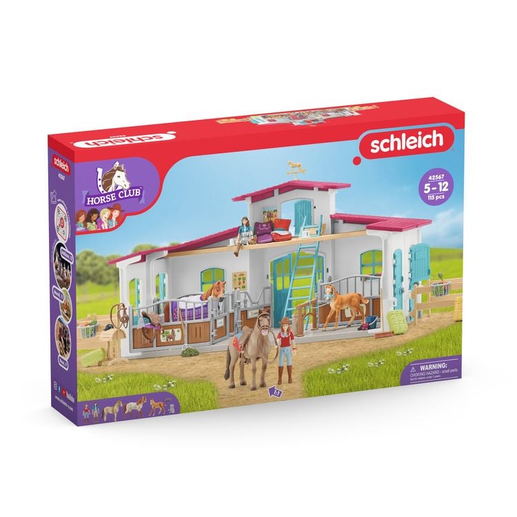 SCHLEICH SPIELSET PFERDE HORSE CLUB, Wohnwagen für geheime Club-Treffen