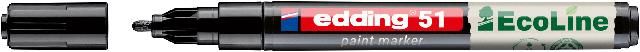 Produktbild: Edding 51 EcoLine 4-51-001 Lackmarker Schwarz 1 mm, 2mm