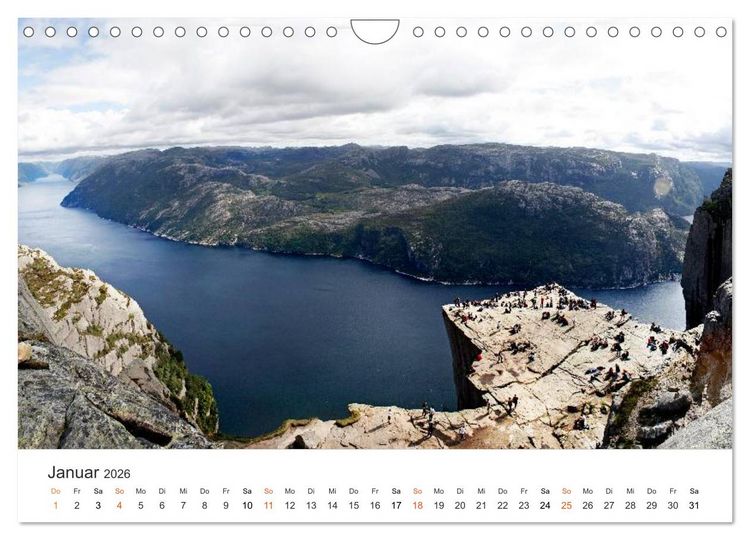 Produktbild: Norwegische Impressionen (Wandkalender 2026 DIN A4 quer), CALVENDO Monatskalender