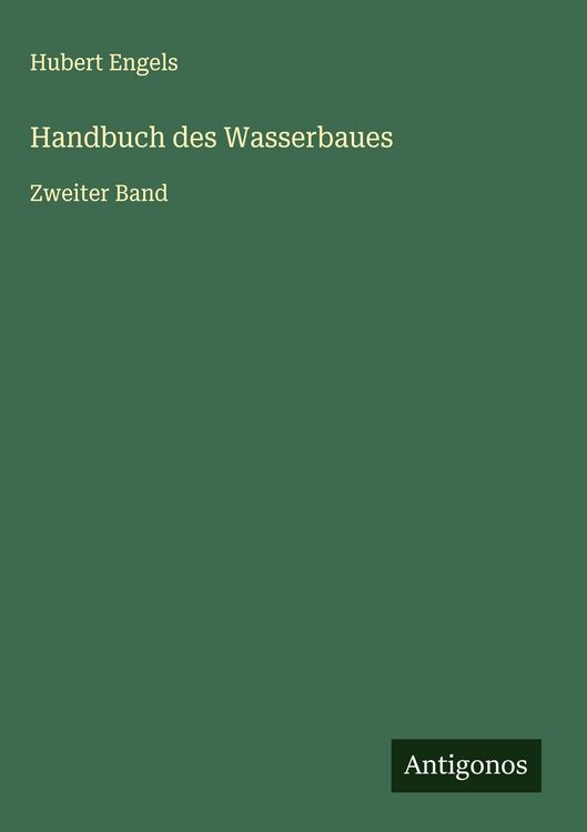 Produktbild: Handbuch des Wasserbaues
