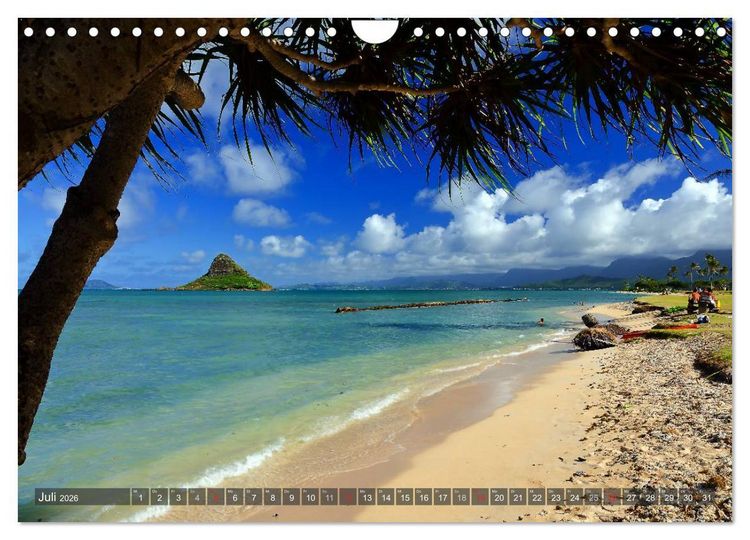 Produktbild: Hawaii - Inseln am anderen Ende der Welt (Wandkalender 2026 DIN A4 quer), CALVENDO Monatskalender