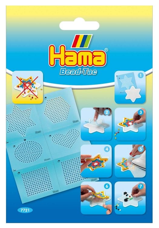 Produktbild: Hama Perlen 7721 - Haftfolie, Bead Tac für Midi-Bügelperlen und Stiftplatten