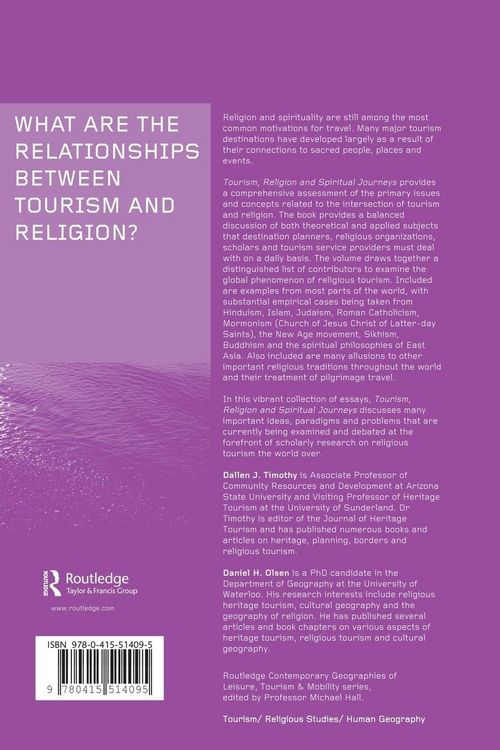 Produktbild: Tourism, Religion and Spiritual Journeys