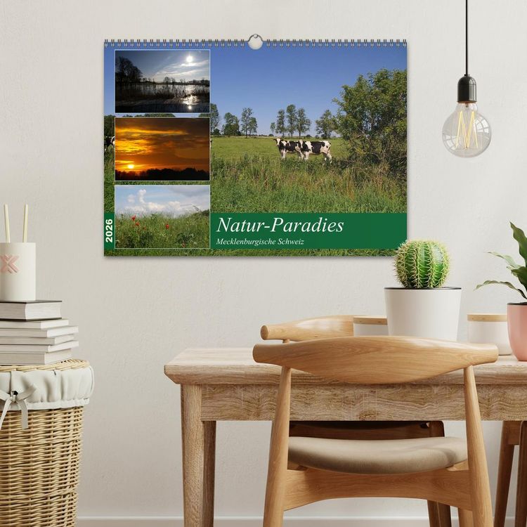 Produktbild: Natur-Paradies Mecklenburgische Schweiz (Wandkalender 2026 DIN A3 quer), CALVENDO Monatskalender