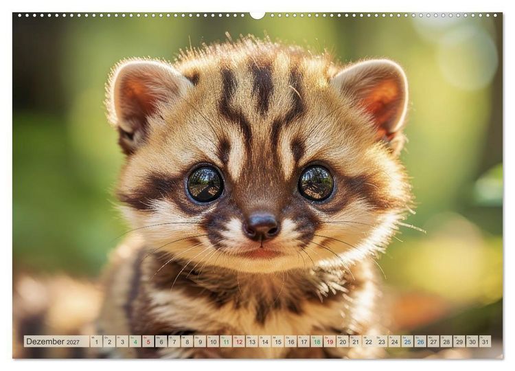 Produktbild: Babys der Wildnis (Wandkalender 2027 DIN A2 quer), CALVENDO Monatskalender