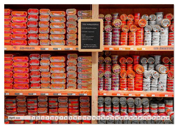 Produktbild: DIE FARBE ROT (Wandkalender 2026 DIN A2 quer), CALVENDO Monatskalender