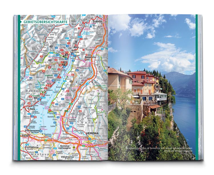 Produktbild: KOMPASS Wanderf&uuml;hrer Gardasee, 70 Touren mit Extra-Tourenkarte