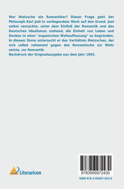 Produktbild: Nietzsche und die Romantik